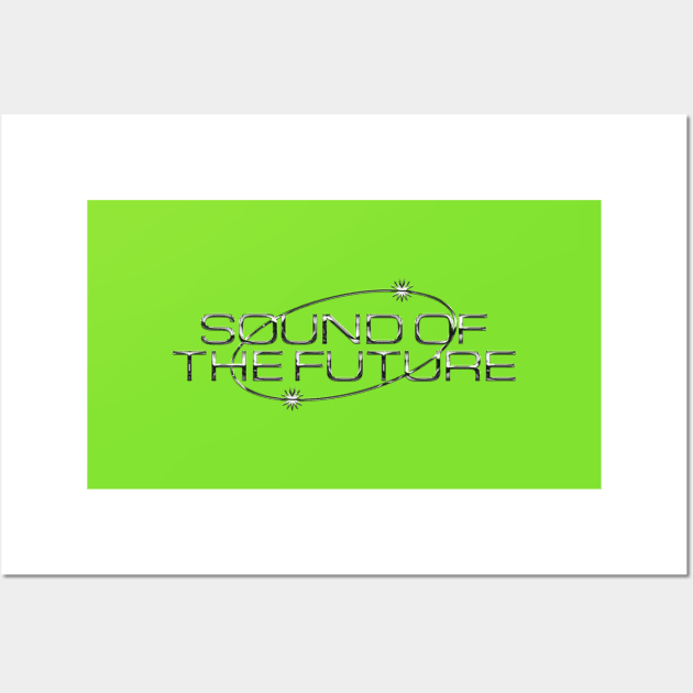 Sound of the Future DnB Dubstep Techno EDM Wall Art by Drum And Bass Merch